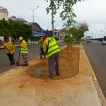Alcaldía de Maracaibo aplica Plan Integral de Mantenimiento Vial y Demarcación en el casco central.