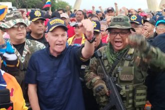 En Maracaibo el punto de concentración fue, a las 5:00 am, en inmediaciones del Puente sobre el Lago.