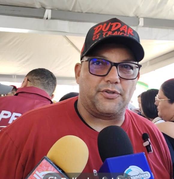 Director general de la Alcaldía Bolivariana de San Francisco, Johan Vicuña.