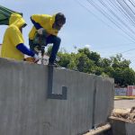 Se logró la sustitución de 8 metros de tubería de acero.