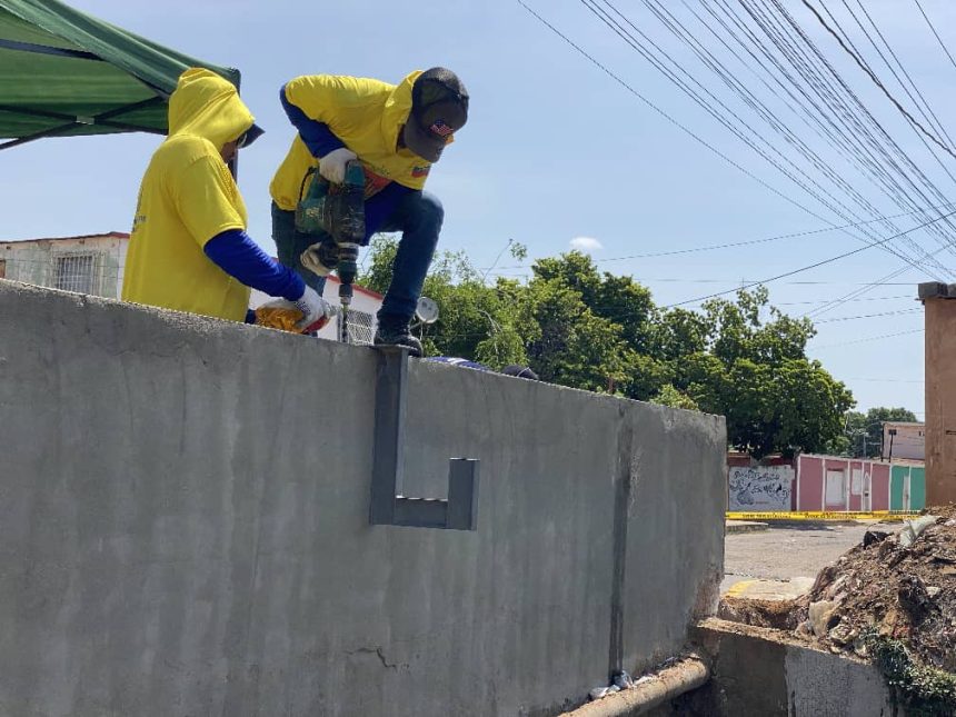 Se logró la sustitución de 8 metros de tubería de acero.