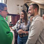 La primera dama Ana Clara Barboza de Di Martino acompañó el acto protocolar.